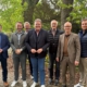 Foto mit Matthias Tegeler, Michael Kasche, Andreas Besser, Kai Abruszat, Udo Hansmann, Graham Lewis und Tobias Tischer
